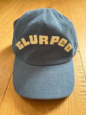 Retro 'SLURPEE' Corduroy Baseball Cap